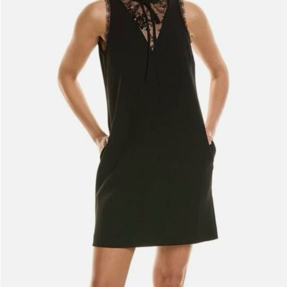 NWT Ted Baker London black dress with Lace